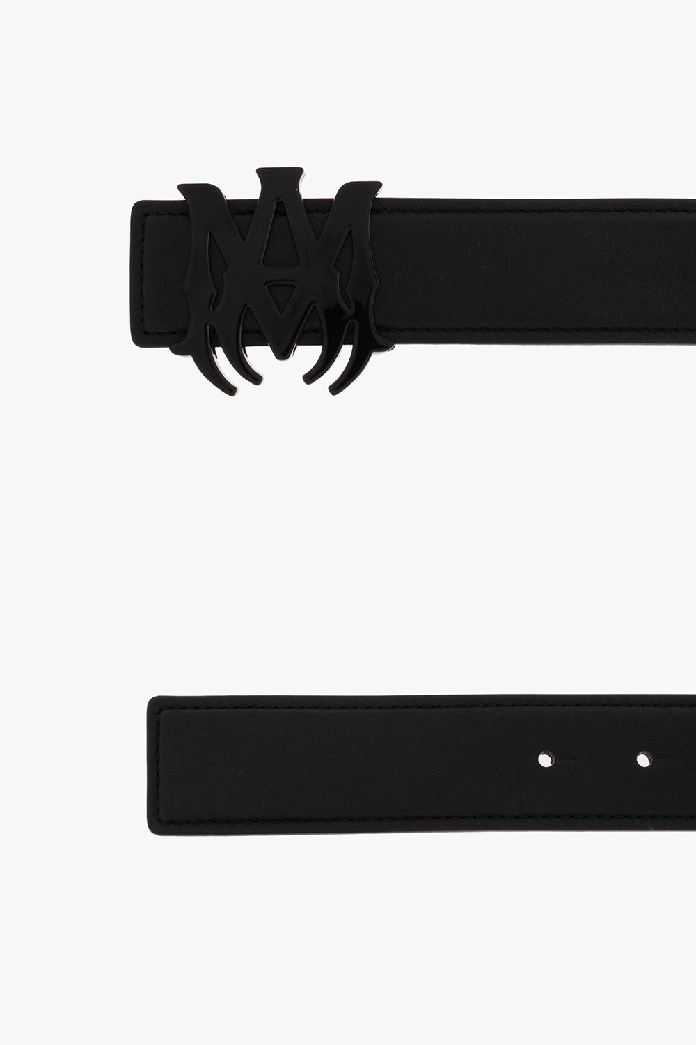 Black Leather belt Amiri - SchaferandweinerShops Japan